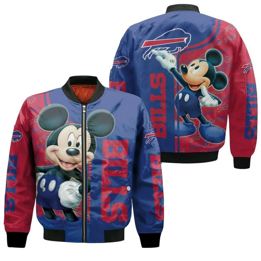Buffalo Bills Mickey Mouse Bomber Jacket