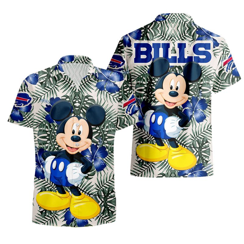 Buffalo Bills Mickey Paradise Hawaiian Shirt