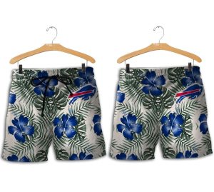 Buffalo Bills Mickey Paradise Hawaiian Short