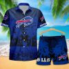 Buffalo Bills Midnight Tropics Hawaiian Shirt with Short
