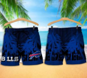Buffalo Bills Midnight Tropics Hawaiian Short