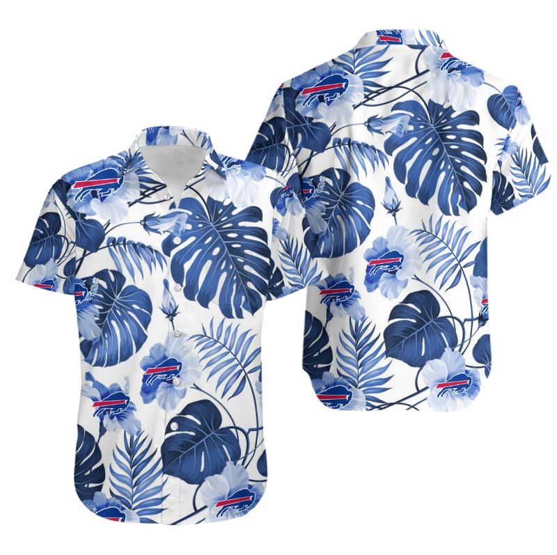Buffalo Bills Monstera Breeze Hawaiian Shirt