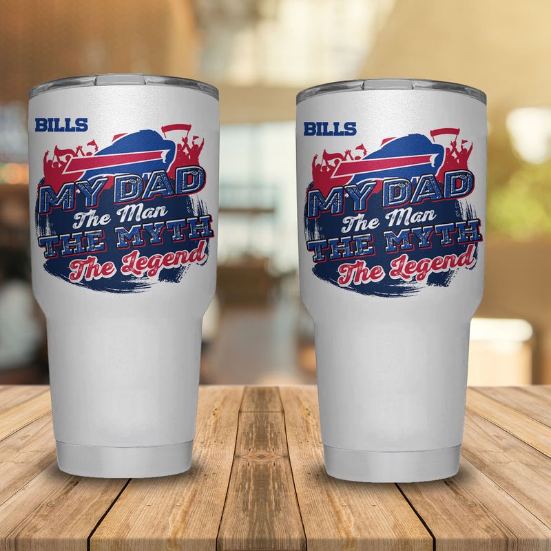 Buffalo Bills My Dad The Legend Gift For Father's Day Tumbler 30 oz