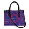 Buffalo Bills Ornamental Round Pattern Limited Edition Fashion Lady Handbag back