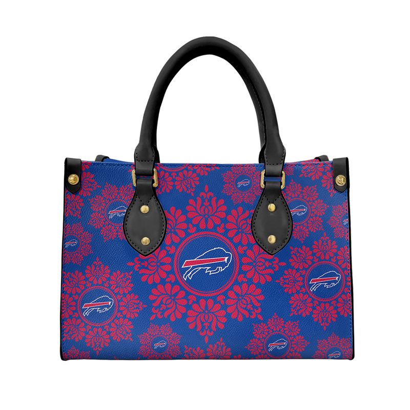 Buffalo Bills Ornamental Round Pattern Limited Edition Fashion Lady Handbag