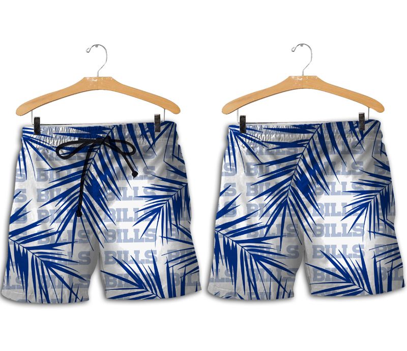 Buffalo Bills Palm Shade Hawaiian Short