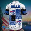 Buffalo Bills Patchwork Paisley Hawaiian Shirt back