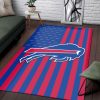 Buffalo Bills Patriotic Stripes Flag Rug Living Picture 3