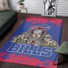 Buffalo Bills Pennywise Horror Rug Full Image