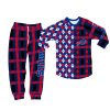 Buffalo Bills Plaid Argyle Lounge Pajamas Sets