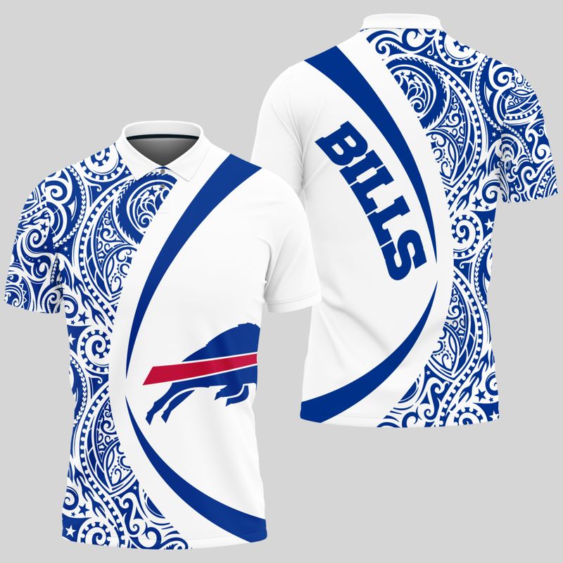 Buffalo Bills Polynesian-Inspired Heritage Polo Shirt