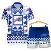 Buffalo Bills Polynesian Pattern Hawaiian Shirt with Short