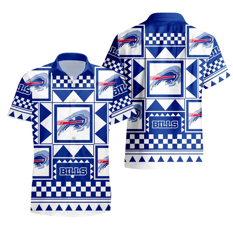 Buffalo Bills Polynesian Pattern Hawaiian Shirt
