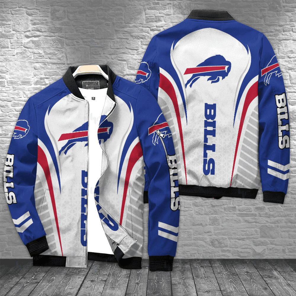 Buffalo Bills Red Rush Bomber Jacket