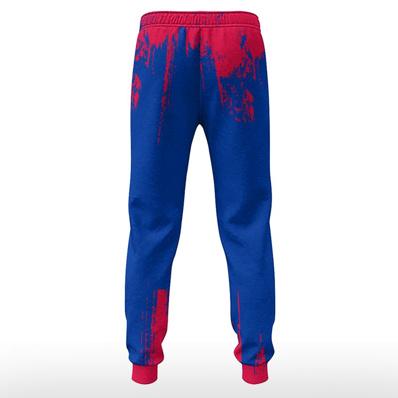 Buffalo Bills Scratch Pattern All Over Print Sweatpants back