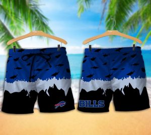 Buffalo Bills Shark Attack Hawaiian Short
