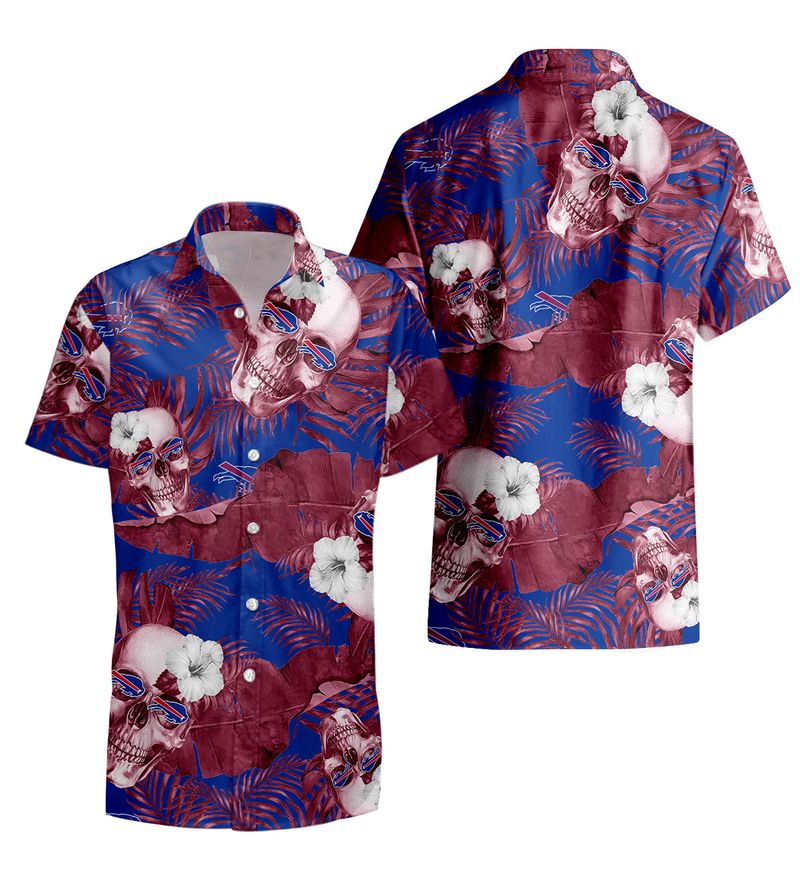 Buffalo Bills Skull Island Hawaiian Shirt