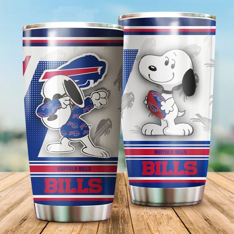 Buffalo Bills Snoopy Game Day Tumbler