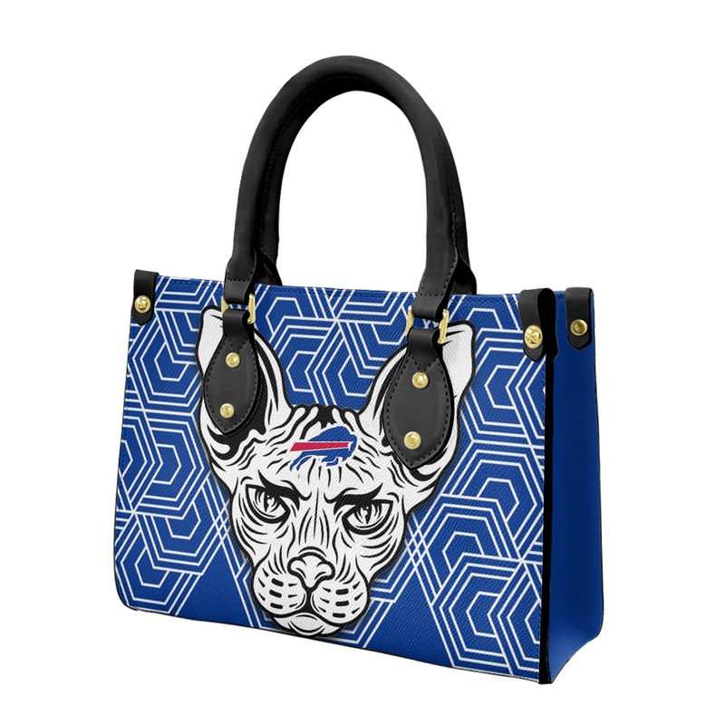 Buffalo Bills Sphynx Cat Pattern Limited Edition Fashion Lady Handbag right side