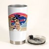 Buffalo Bills Strong & Sassy Football Girl Tumbler front with lid
