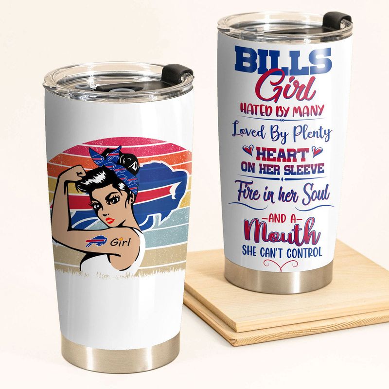 Buffalo Bills Strong & Sassy Football Girl Tumbler