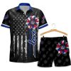 Buffalo Bills Sunflower Stripe Pattern Hawaiian Shirt with Short
