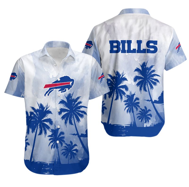 Buffalo Bills Sunset Palm Hawaiian Shirt