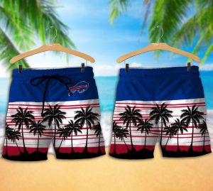 Buffalo Bills Sunset Palms Hawaiian Short