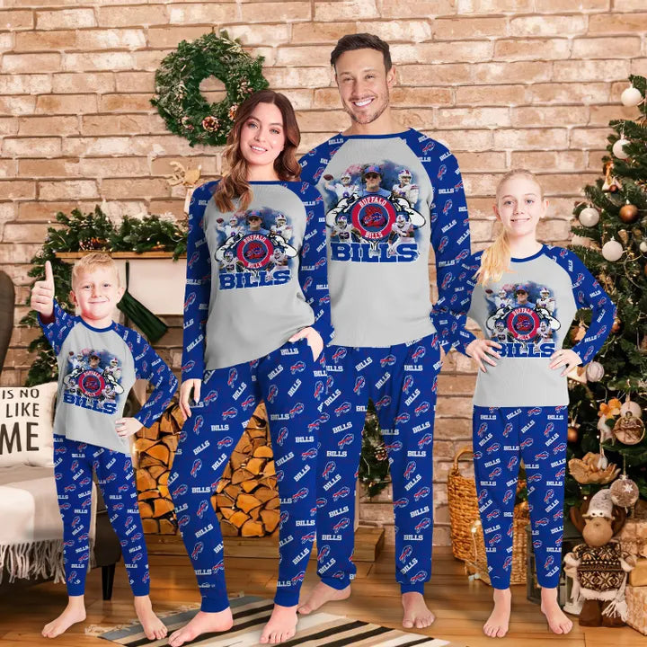 Buffalo Bills Team Spirit Family Pajamas Set