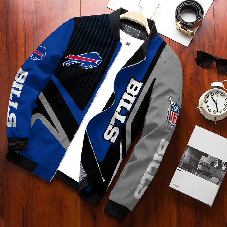 Buffalo Bills Thunderstrike Bomber Jacket