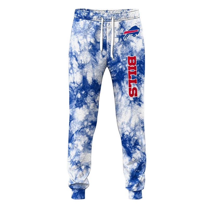 Buffalo Bills Tie Dye All Over Print Sweatpants