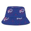 Buffalo Bills Triangle Pattern Bucket Hat back