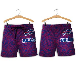 Buffalo Bills Tribal Tropics Hawaiian Short