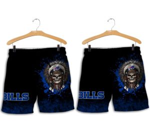 Buffalo Bills Tribal Warrior Hawaiian Short