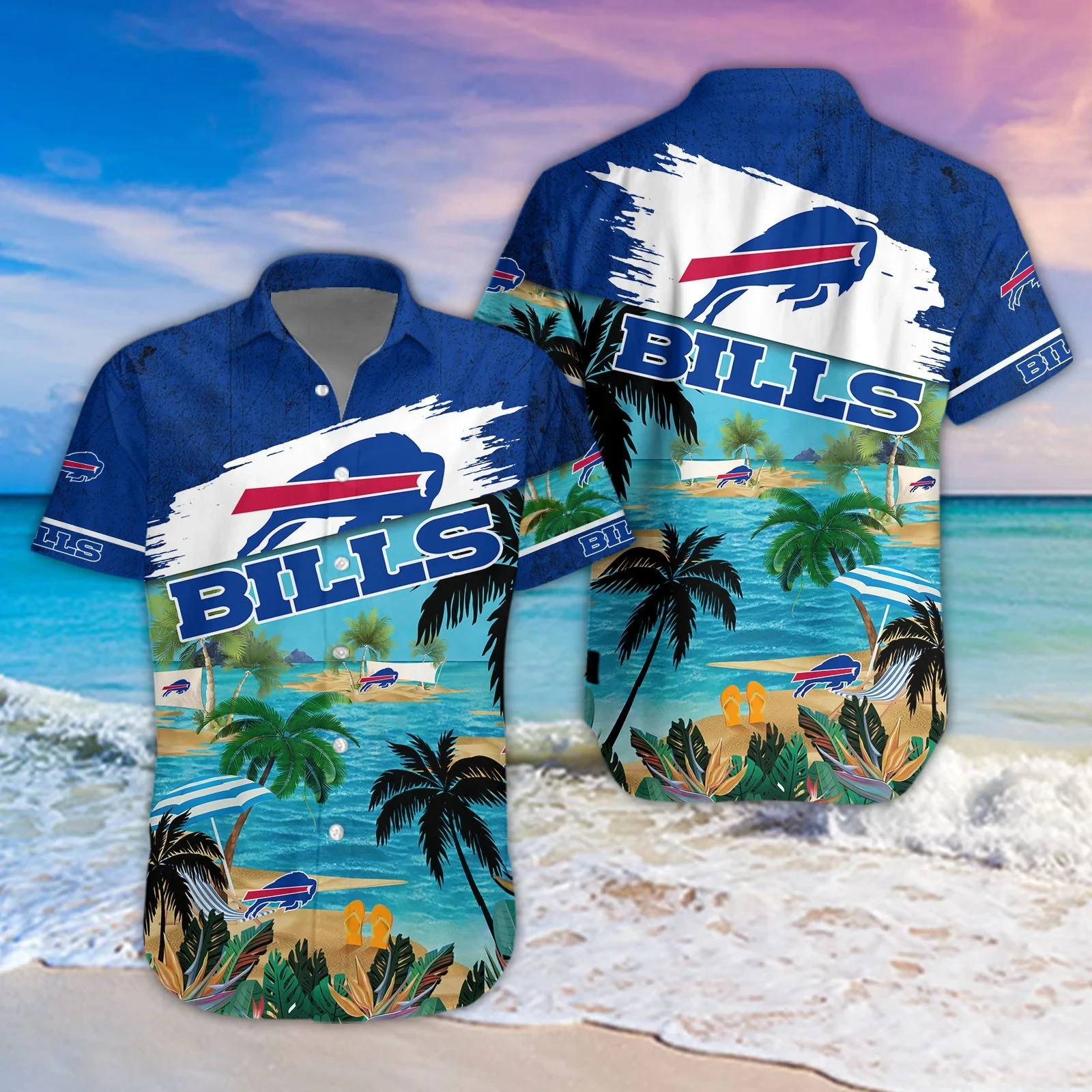Buffalo Bills Tropical Beach Hawaiian Shirt
