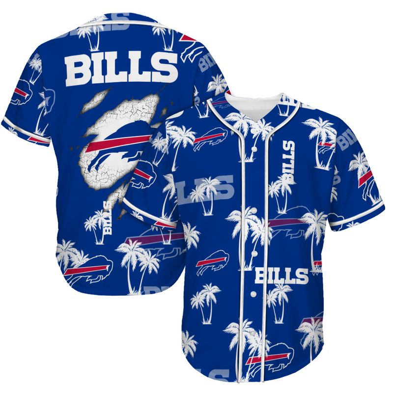 Buffalo Bills Tropical Breakthrough Baseball Jersey