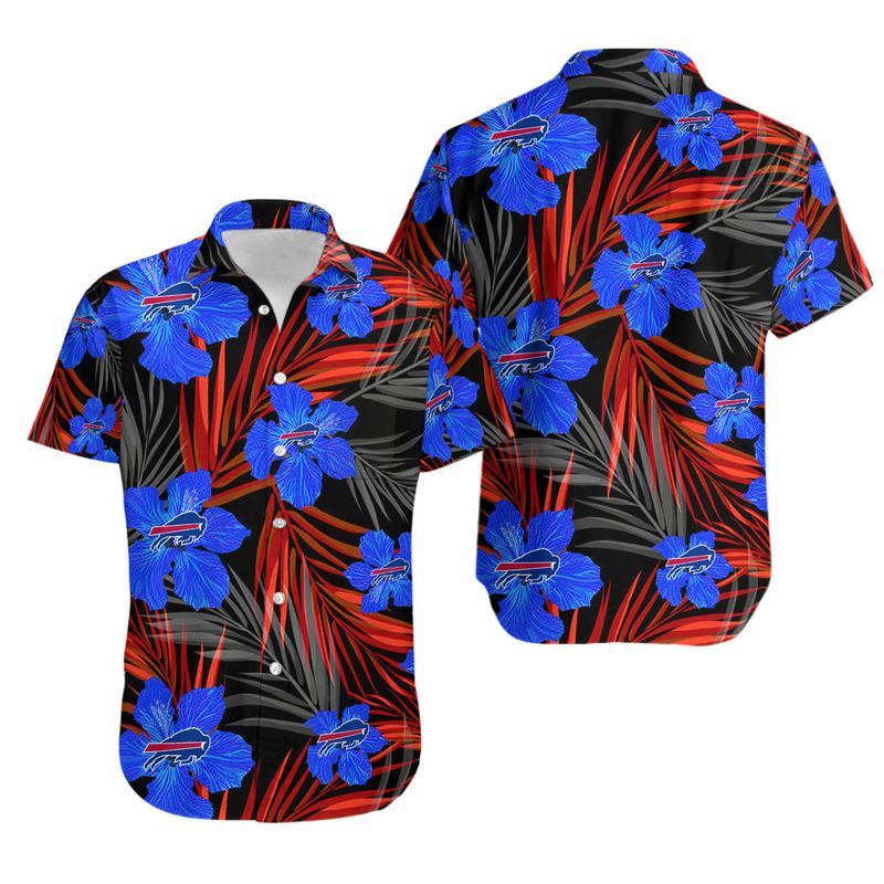 Buffalo Bills Tropical Flame Hawaiian Shirt