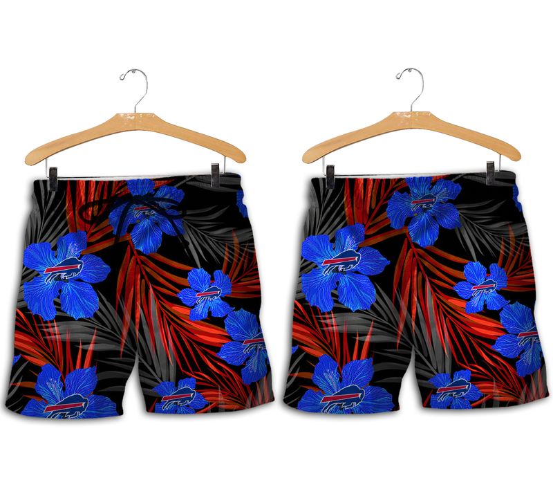 Buffalo Bills Tropical Flame Hawaiian Short