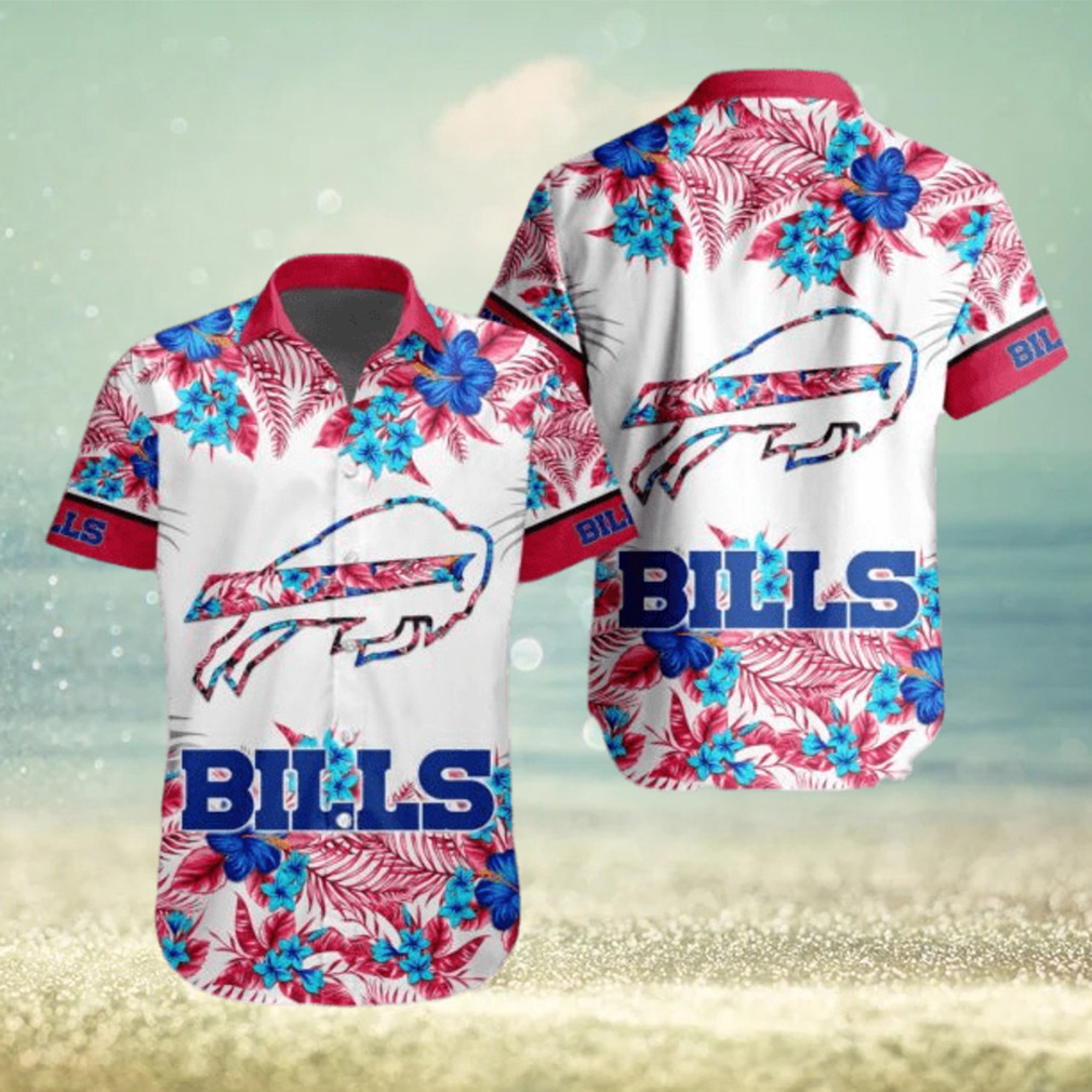 Buffalo Bills Tropical Floral Hawaiian Shirt