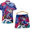 Buffalo Bills Tropical Goofy Hawaiian Shirt with Short
