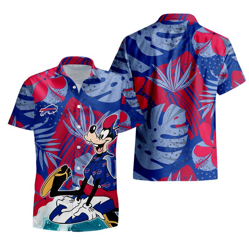 Buffalo Bills Tropical Goofy Hawaiian Shirt