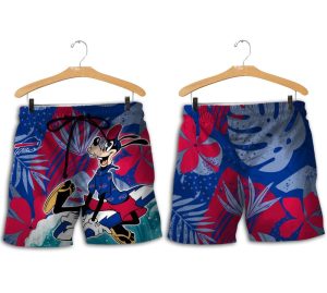 Buffalo Bills Tropical Goofy Hawaiian Short