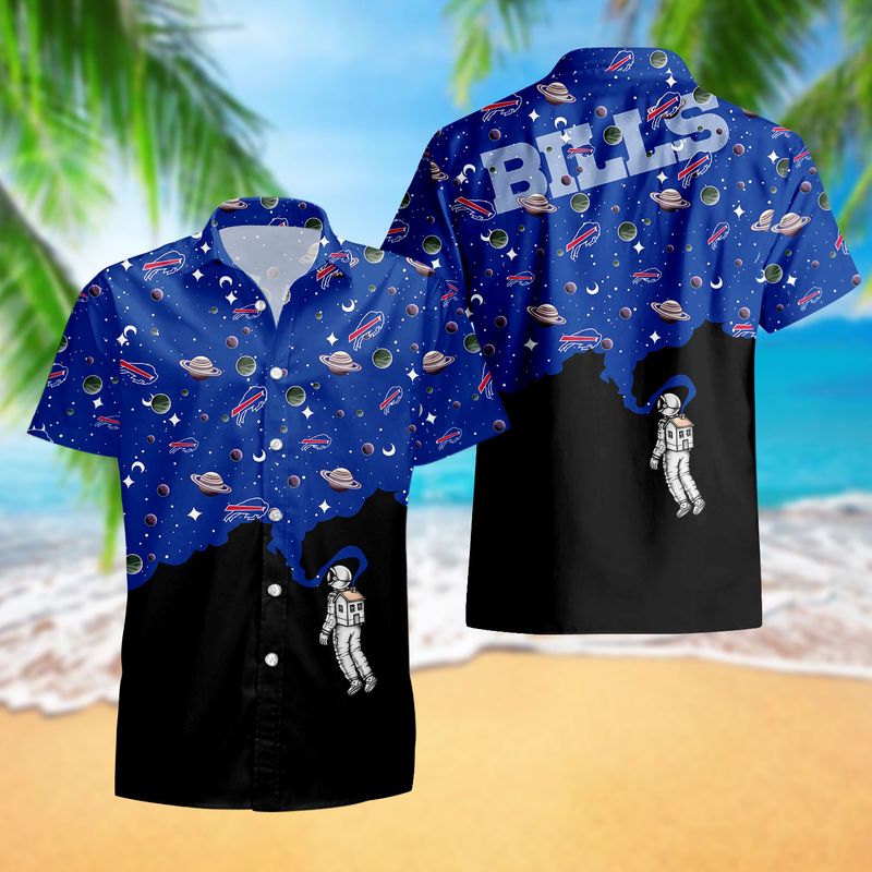 Buffalo Bills Universal Astronaut Pattern Hawaiian Shirt