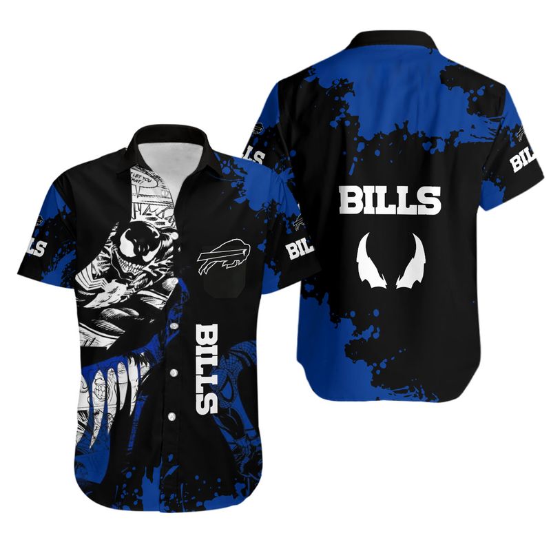 Buffalo Bills Venom Dark Beast Hawaiian Shirt