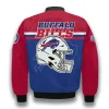 Buffalo Bills Vintage Helmet Bomber Jacket back
