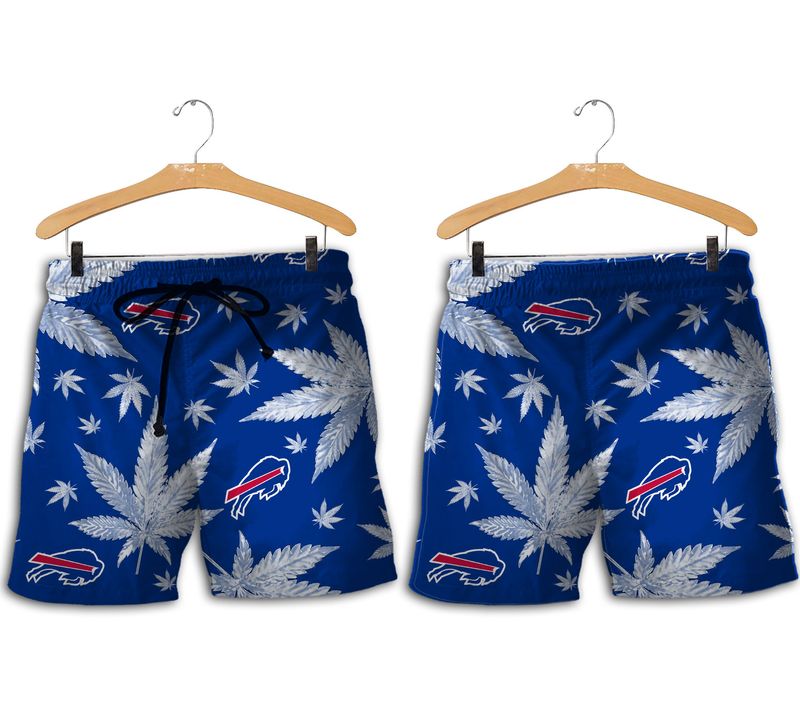 Buffalo Bills Weed Pattern Hawaiian Short