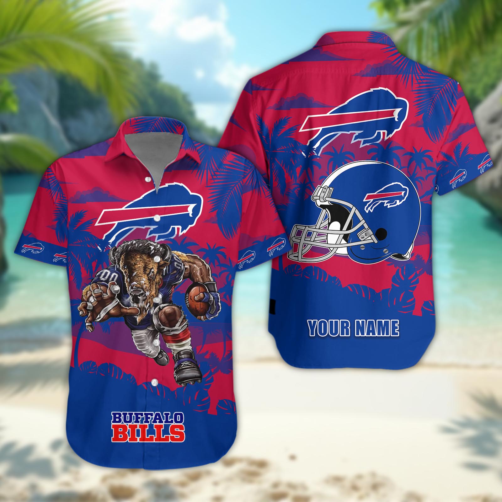 Buffalo Bills Wild Rush Hawaiian Shirt