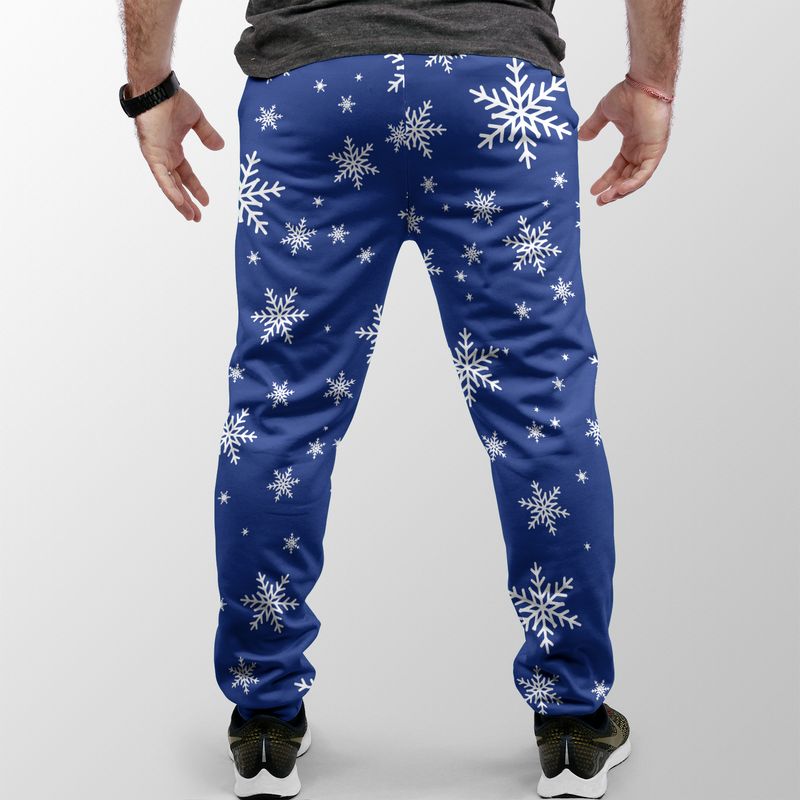 Buffalo Bills Winter Snowflake Minnie Sweatpant back