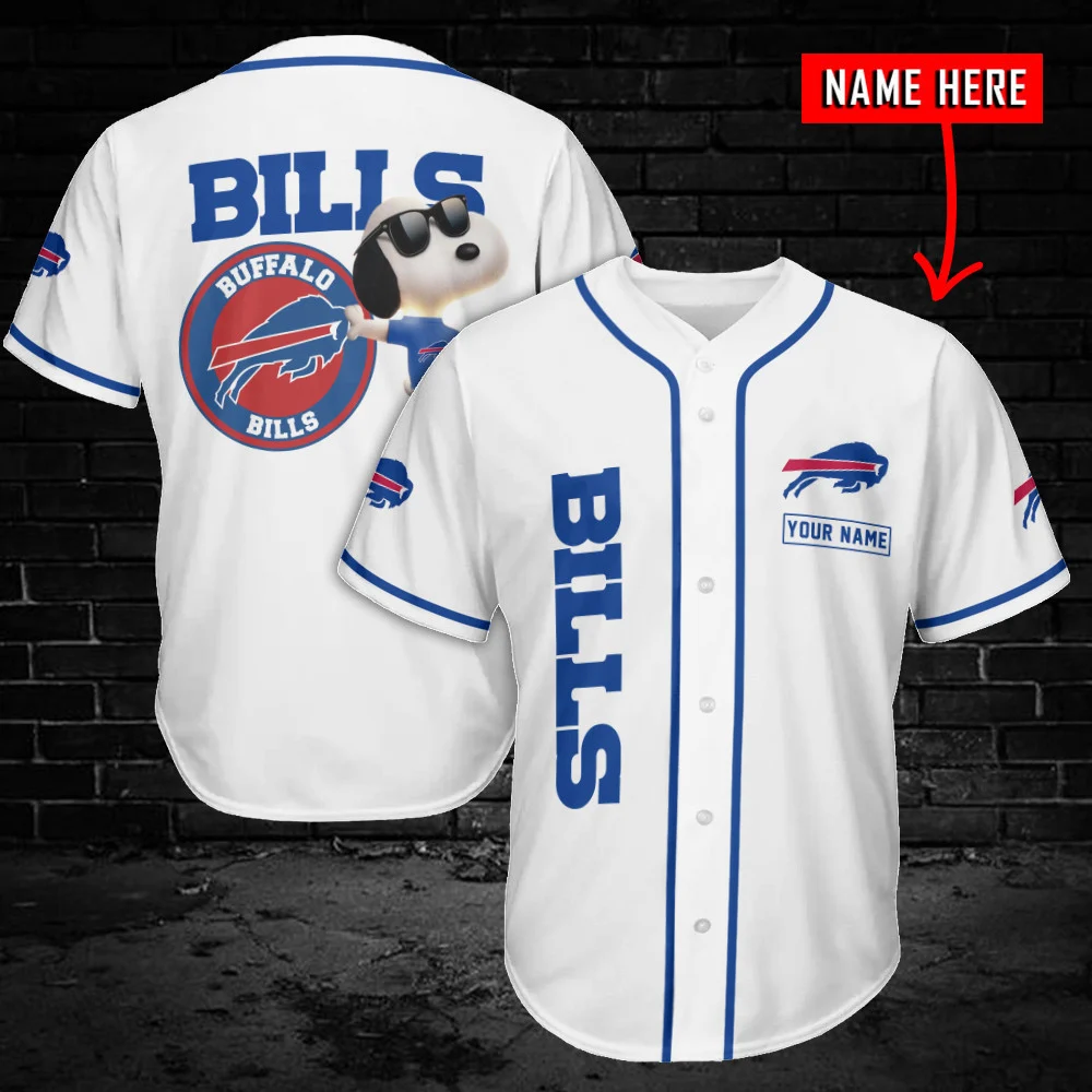 Personalized Buffalo Bills Snoop Pride Baseball Jersey