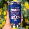 Real Women Love Football Smart Women Love The Bills Tumbler front